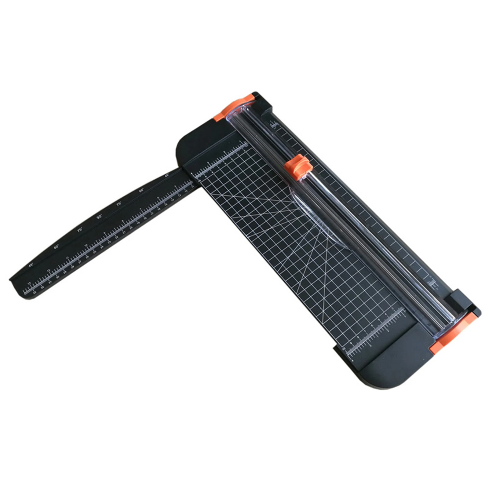 Portable A4 Paper Cutter 12.2 Inch Cut Length Desktop Paper Trimmer with Security Cutter Head Side Ruler for Office Home Supplie