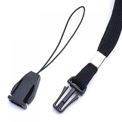 16 Inch Neck Strap/Cord Lanyard for Mp3 MP4 Cell Phone Camera USB Flash Drive ID Card--Black