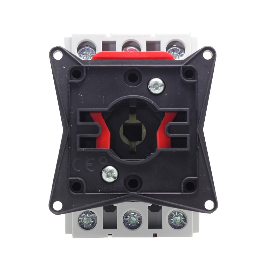 Load switch isolating switch 3P V3C 63A 690VAC cabinet operating handle bottom plate installation operation