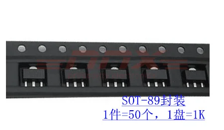 100PCS SOT-89 BCX52 AE BCX52-10 AG BCX52-16 AM PNP 1A 60V Power Transistors