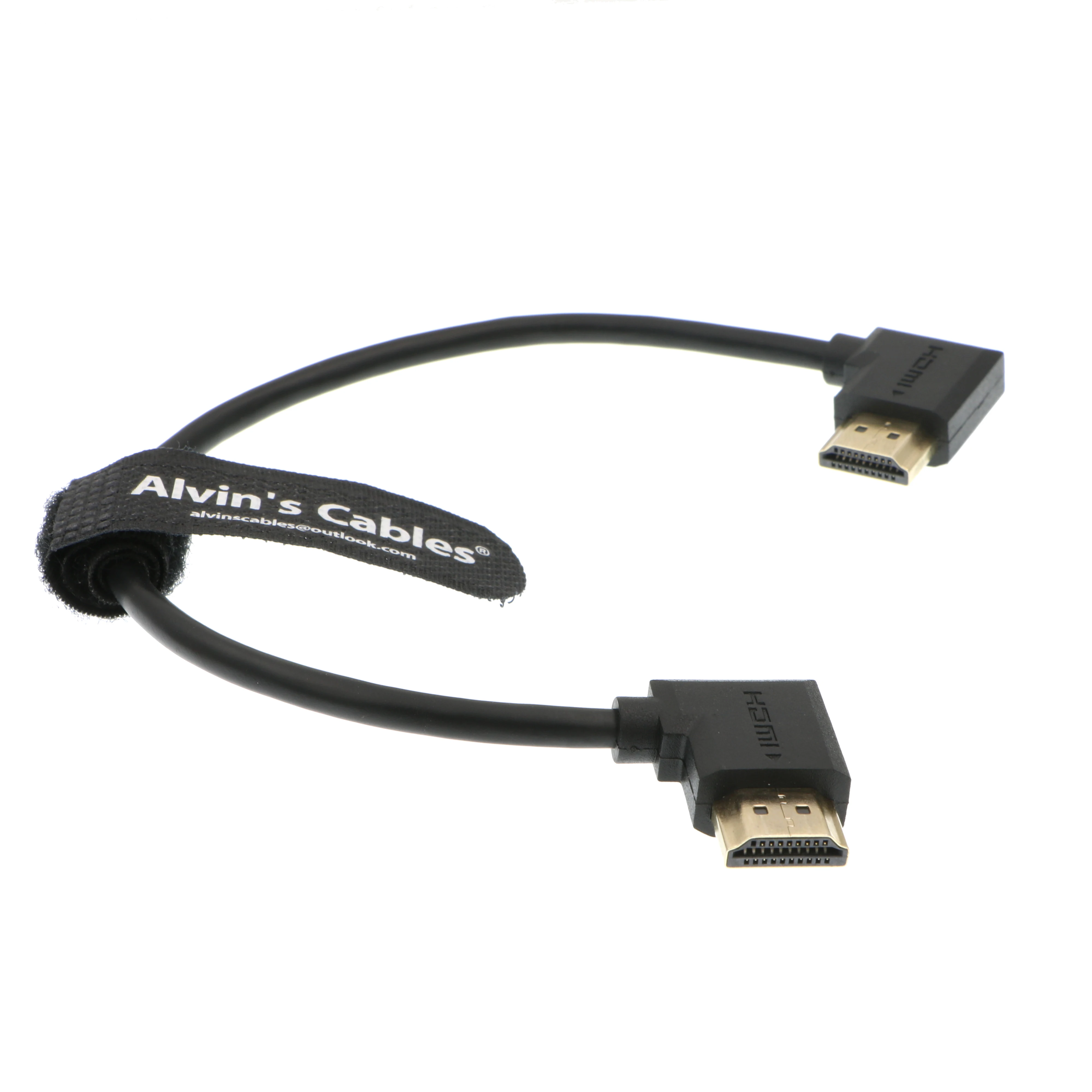 Alvin's Cables Z Cam E2 L Shape HDMI-compatible Cable Right Angle to Right Angle High Speed HDMI Cord for Portkeys BM5 Monitor