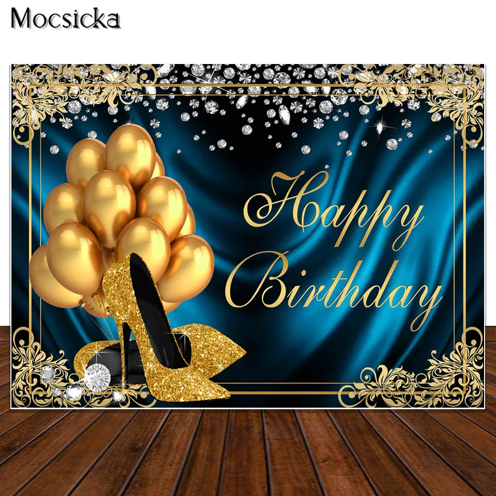 بريق الذهبي الوردي الذهب حفلة عيد ميلاد خلفية روز عالية الكعب الشمبانيا ديكور خلفية الكبار النساء حفلة عيد ميلاد راية