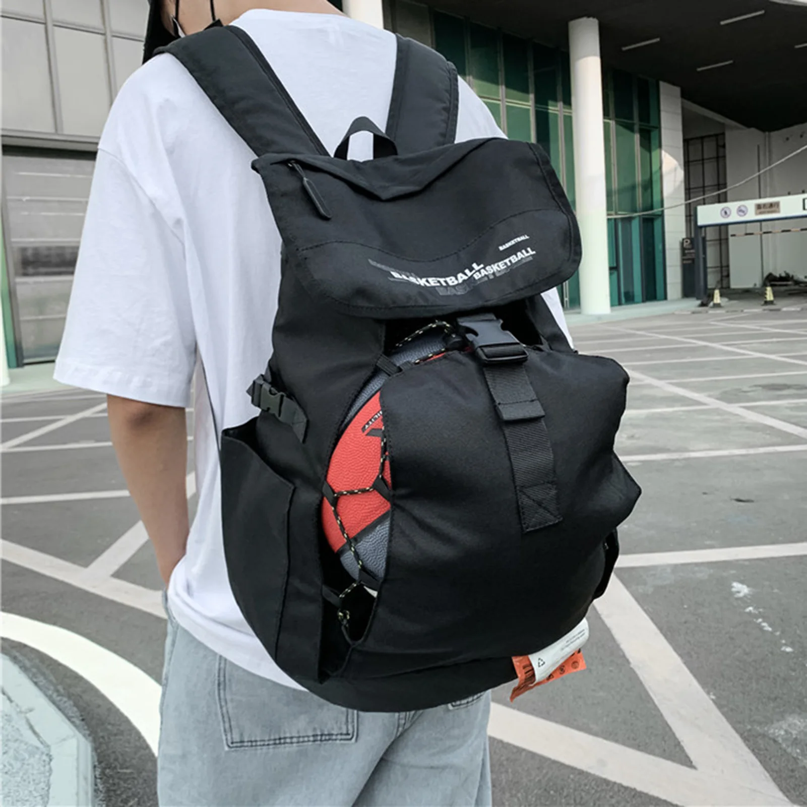 Sports Equipment Bag Basketball Backpack Soccer Bag Yoga Bags Holder Outdoor Sports Gym Bags Travel Outdoors School Training