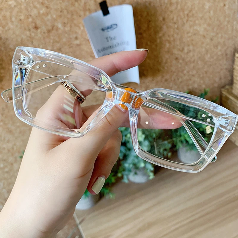 RUOBO Squre Frame Reading Glasses For Women Men Anti Fatigue Hyperopia Eyeglass Presbyopia Diopter +100+150+200+250+300+350+400