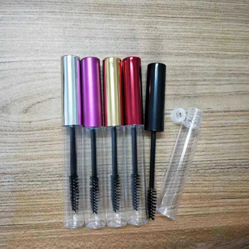 100 PCS 10 Ml Rỗng Mascara Lông Mi Mọc Lông Mi Chất Lỏng Bình Son Bóng Ống Mỹ Phẩm Mẫu Lọ Chai