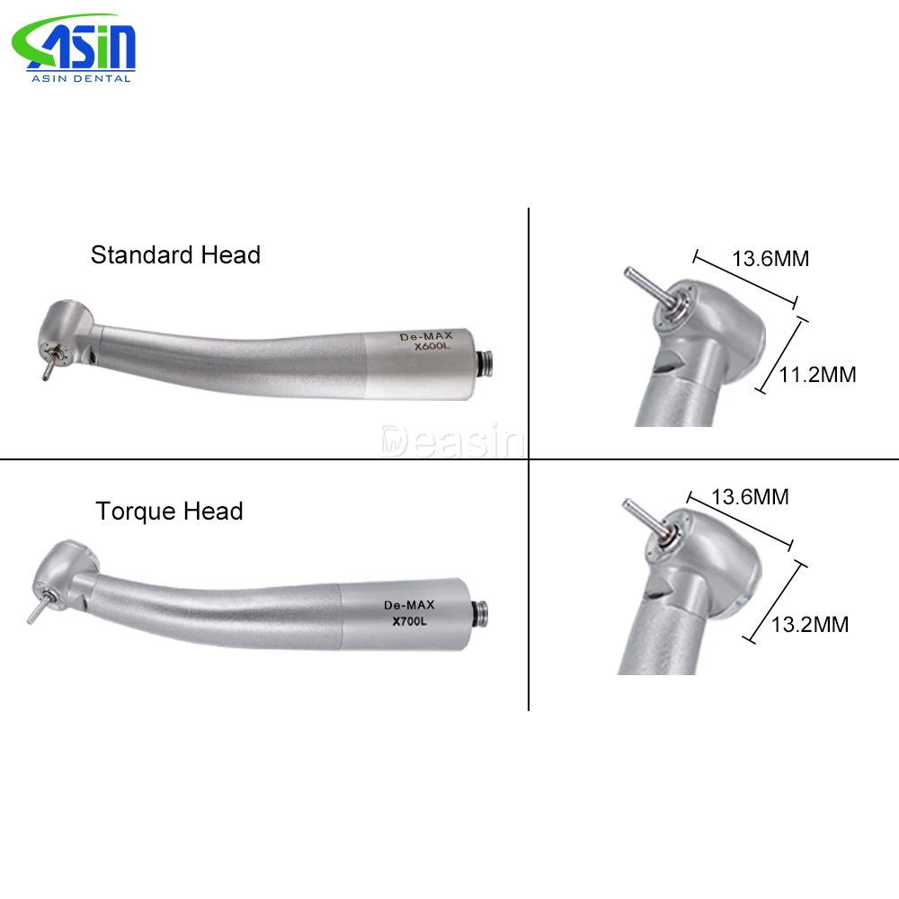 ASIN De-MAX X600L X700L type Dental Optic LED High Speed Surgical Optical Handpiece with generator tool