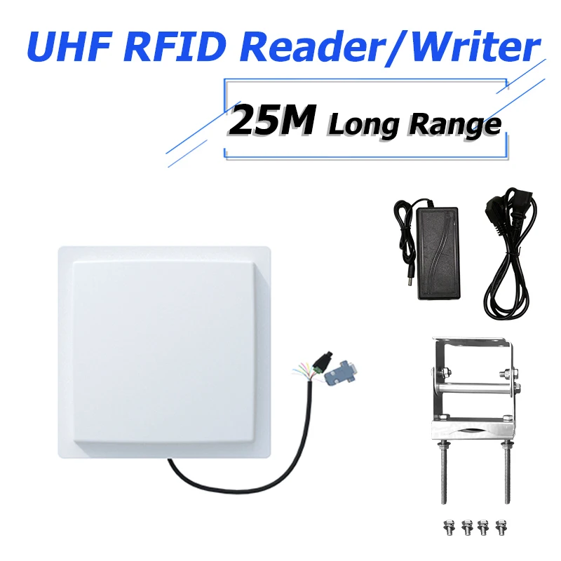 UHF RFID Reader Writer Module 25m Long Range 865~868MHz or 902-928mhz ISO18000-6C WG26/34 RS232/485 Access Concrol Reader Board