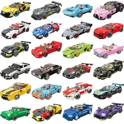 Speed Champions F1 EVO Camaro F8 Senna WRC Figures MOC Sports Car Model Building Blocks Bricks Classic Rally Racers Vehicle Toys