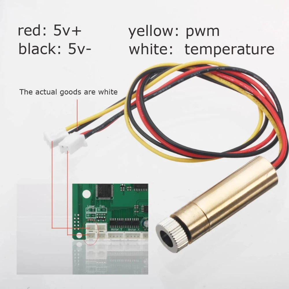 NEJEHigh Quality Laser Module1000mW/1500mW/2000mW/3000mw 445nm/405nm Laser Head Replacement Kit for DK-8-KZ DK-BL Laser Engraver