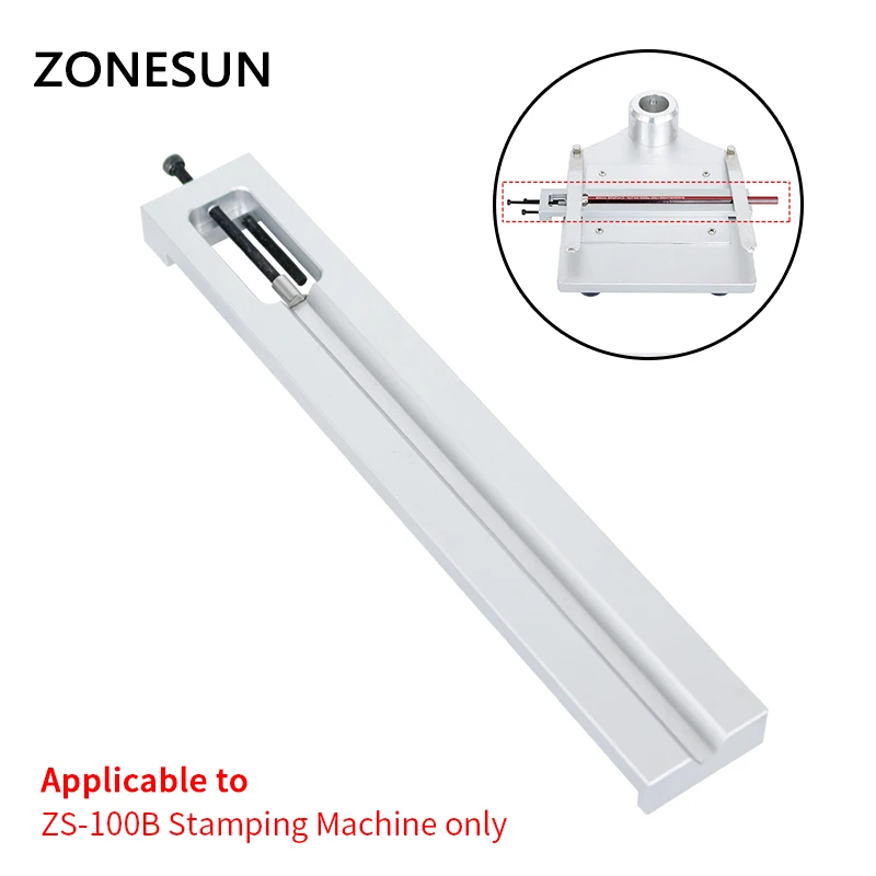 ZONESUN Hot Foil Stamping Machine Accessory Spare Parts T-slot Position Holder Pencil Foil Roll Holder