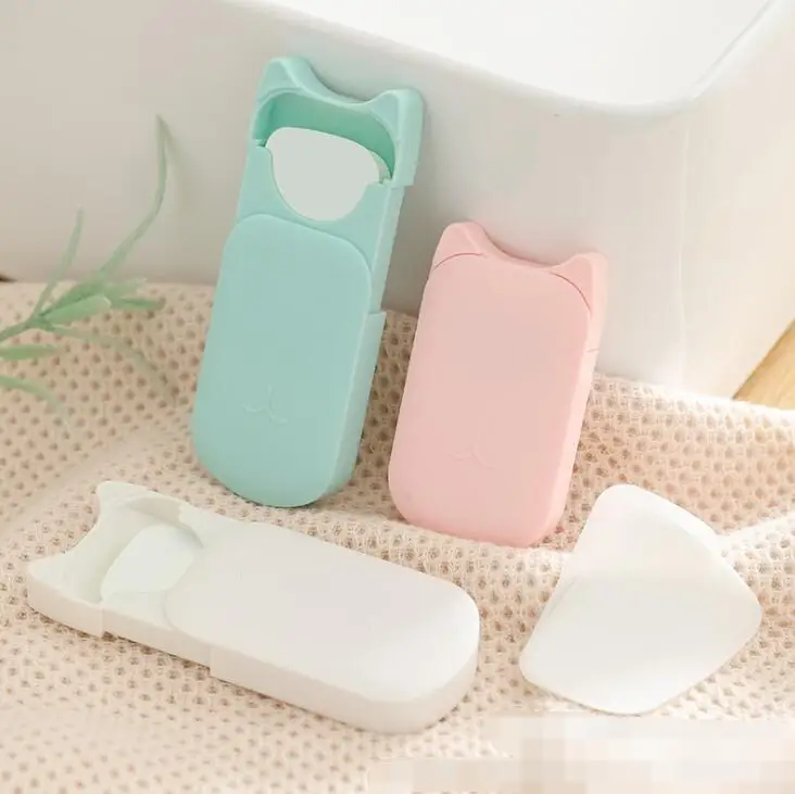 

papersoap Box Foaming Soap Paper Disposable Papersoap Washing Hand Bath Cleaning Portable Boxed Scented Sheets For Outdoor