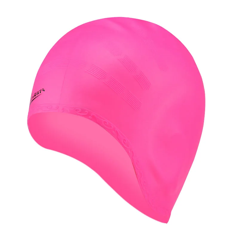 New Swimming Caps Waterproof Men and Women Long Hair Swimming Hats Silicone Ear Protector Large Youth Neoprene Adults Swim Cap