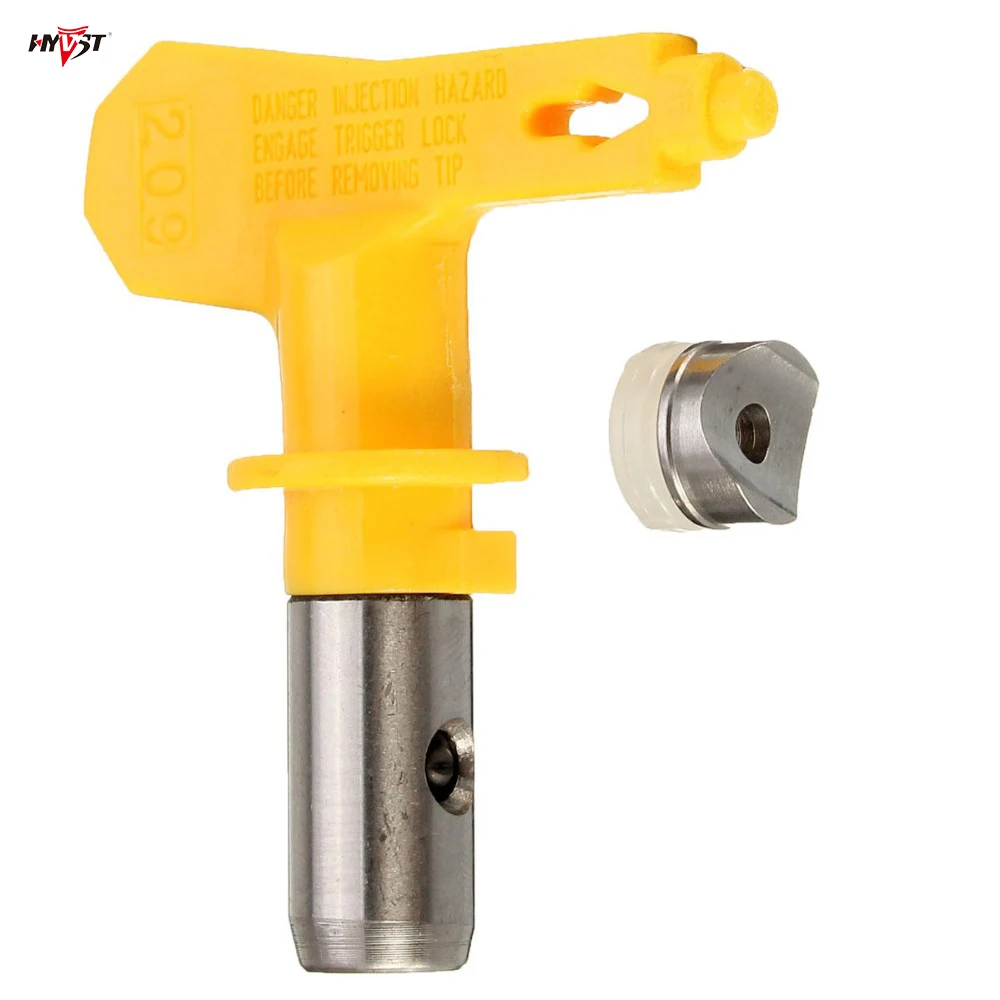 Airless paint spray gun tip 525#527#523#521#531#535 Paint Spray Gun Nozzle Tungsten Steel Accessoies Tool Different Type Yellow