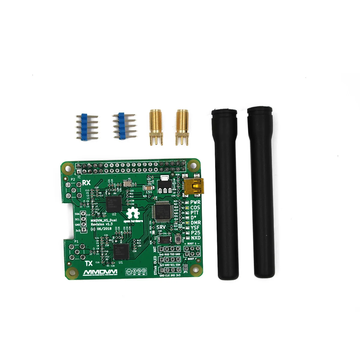 NEW MMDVM DUPLEX Hotspot Support P25 DMR YSF NXDN DMR SLOT 1+ SLOT 2 for Raspberry Pi