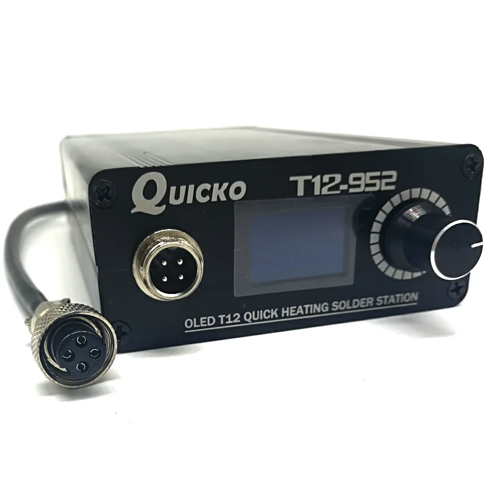 Soldador electrónico Digital StationOLED, punta de hierro para soldar con mango de plástico 907, sin enchufe de alimentación, T12-952