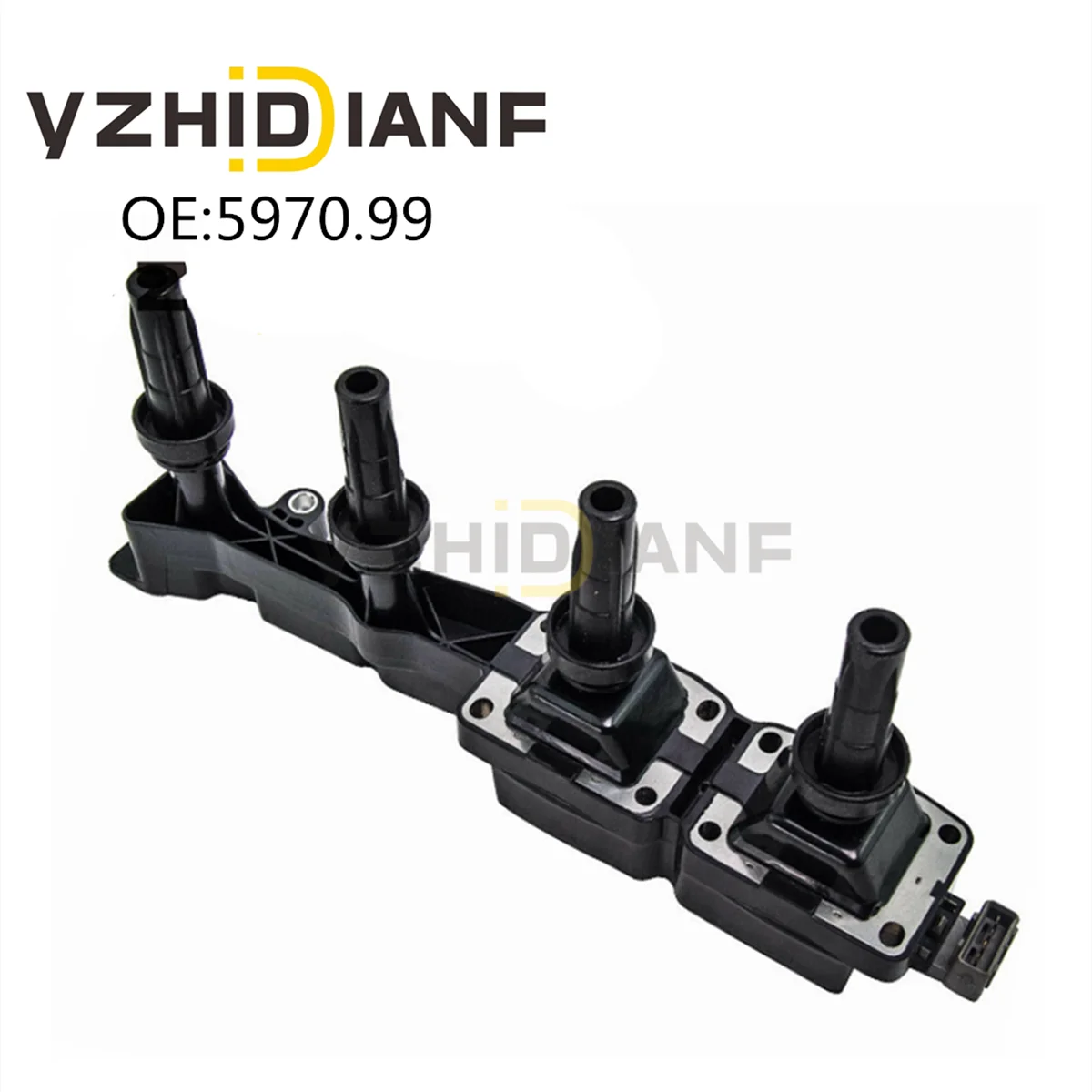 

1x ORIQINAL QUALITY IGNITION COIL FOR PEUGEOT- 206 207 307 308 PARTNER- CITROEN- BERLINGO- C2 C3 C4 XSARA- 1.6L 597099 96363378