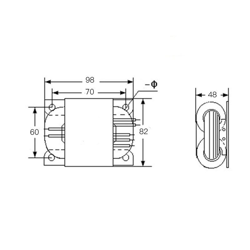 MOFI-50VA R-Core Ttransformer 9+14+240VAC