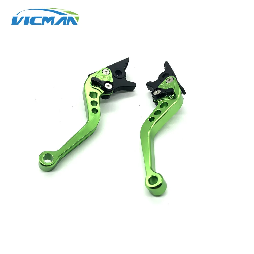 1 Pair Motorcycle Clutch Brake Handle Levers, Universal Brake Lever Handle Double Disc for Yamaha Honda Suzuki GY6 XMAX 400