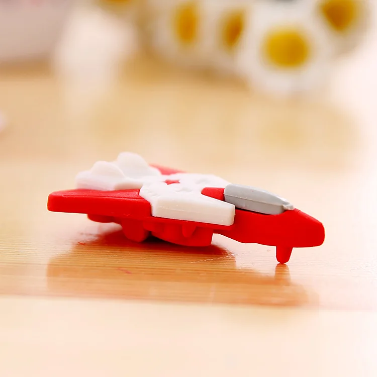 1Pc Creative Cartoon Vechter Modellering Gum Gum Student Briefpapier Leveringen Groothandel