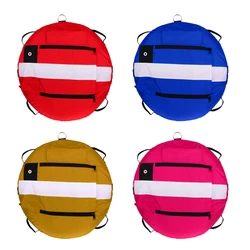 Boya flotante inflable de alta visibilidad, marcador de superficie de buceo, equipo de seguridad, 75x22 cm