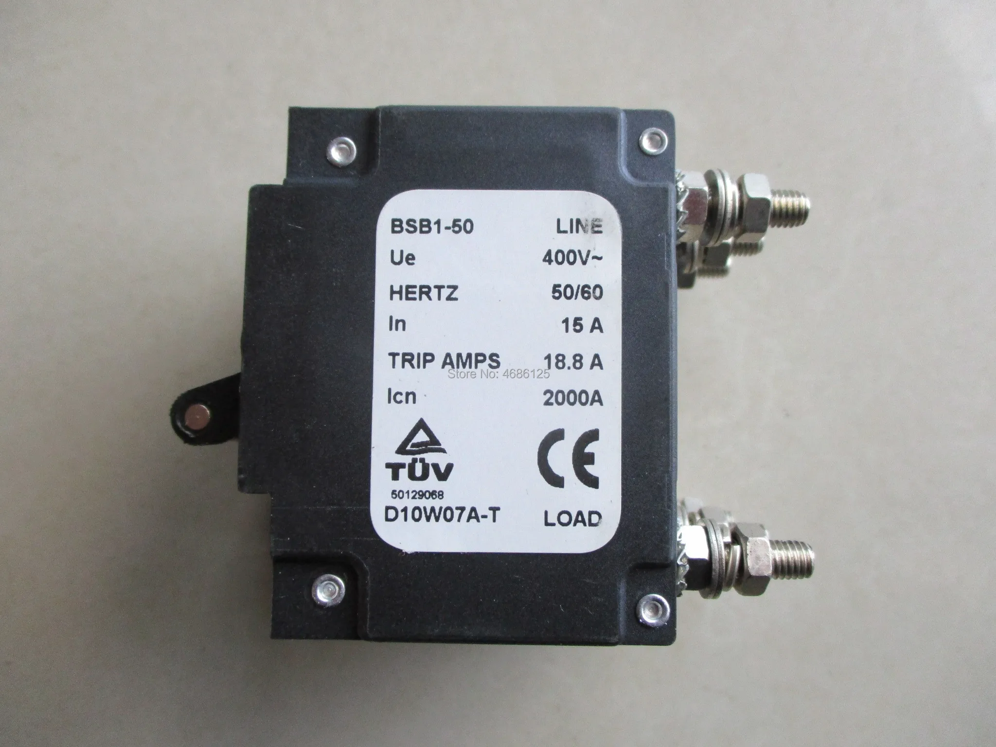 

BSB1-50 CIRCUIT BREAKER IN 15A 400V 3P GENERATOR PARTS