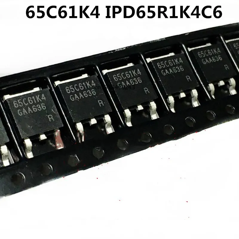 Original 5pcs/ 65C61K4 IPD65R1K4C6 TO-252 700V 8.3A 