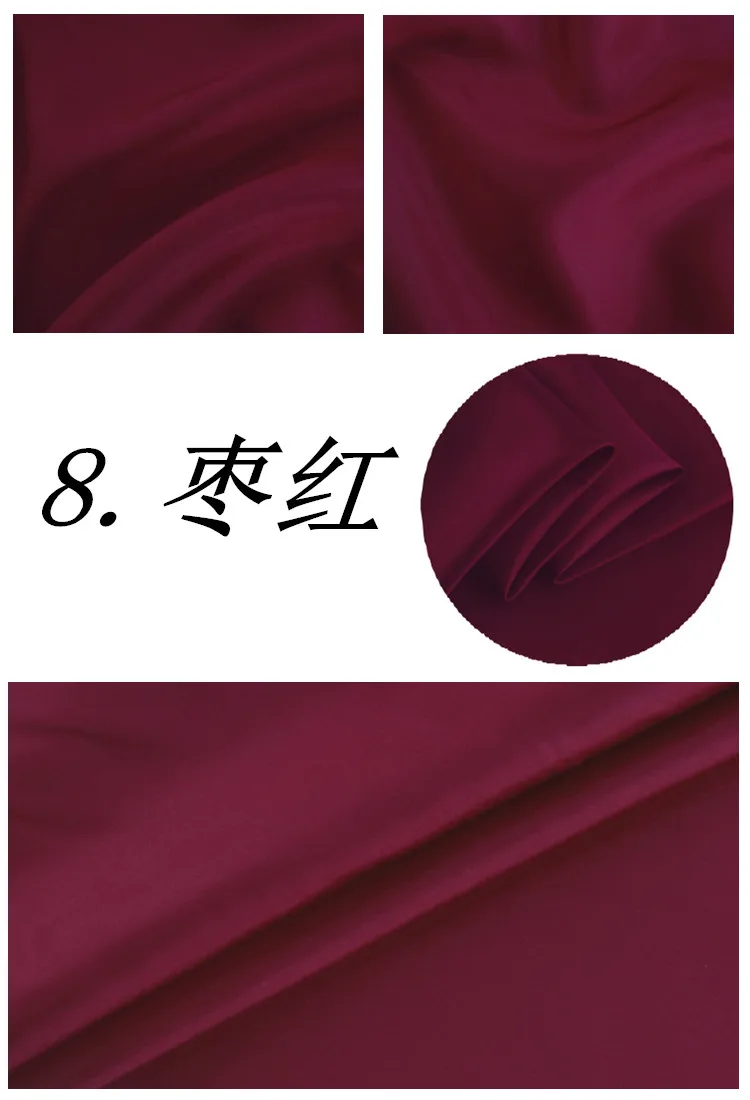 9 MM Habutai 100% Pure Natural Silk Fabrics For Sewing Solid Per Meter Lining Cloth Tulle Tissu Mulberry Quilting DIY Gown Dress