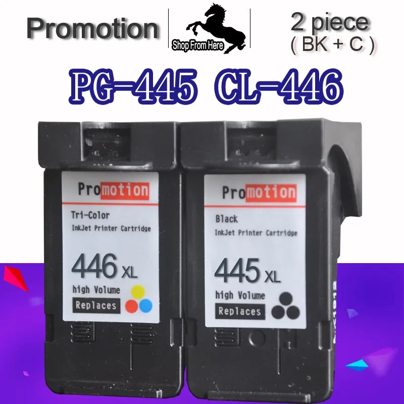 For Canon MG2540S MG 2540S Cartridge High Capacity Black Pixma Printer Ink PG 445 PG445