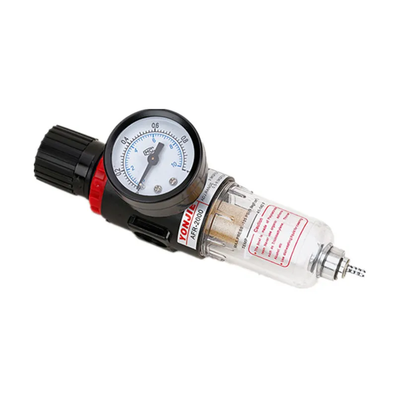 1pc AFR-2000 Pneumatic Filter Air Treatment Unit Pressure Regulator Compressor Reducing Valve Oil Water Separation Gauge AFR2000