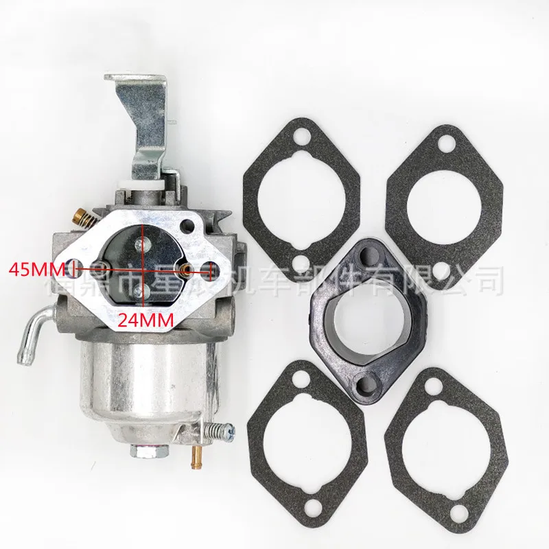 GM291P CARBURETOR & INSULATOR FOR MITSUBISHI MGE4000 4800 MBG5500 GM300 GM301 GB290 GB300 GT1000 8HP 10HP MIKUNI CARB GASKETS