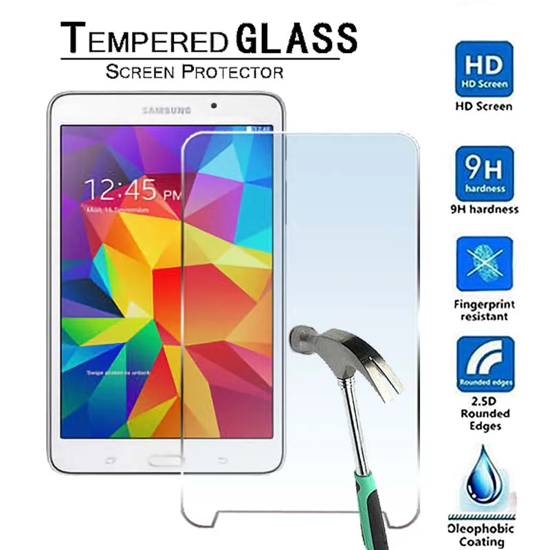 

For Samsung Galaxy Tab 4 7.0 LTE SM-T235 -Genuine Tablet 9H Tempered Glass Screen Protector Film Guard Cover