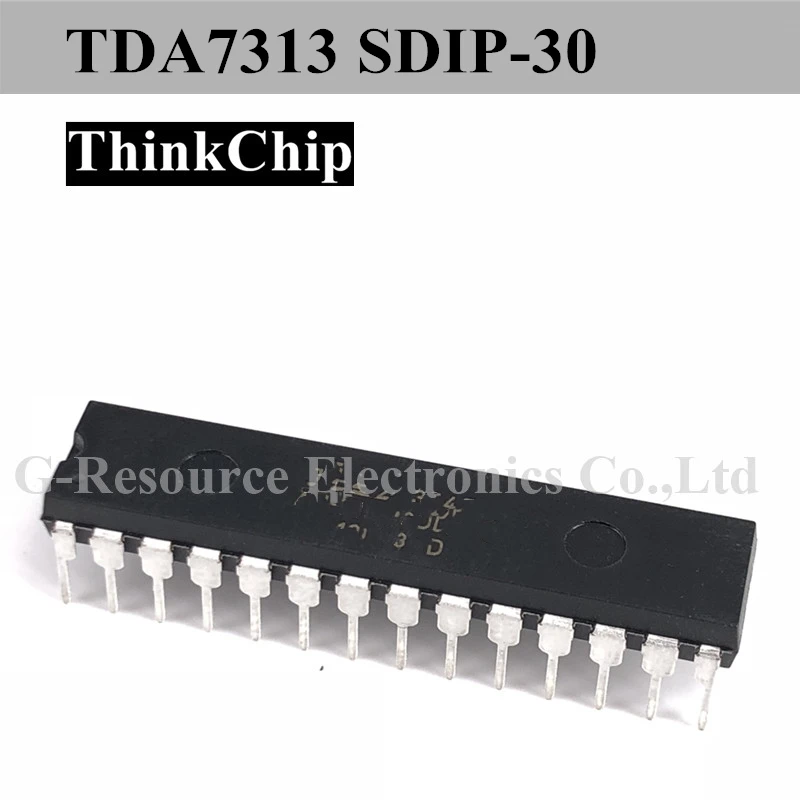 (10 pcs) TDA7317 SDIP-30 7317 DIP30 FIVE BANDS DIGITAL CONTROLLED GRAPHIC EQUALIZER