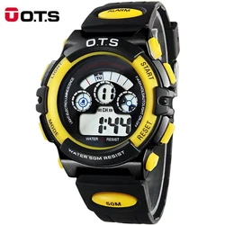 OTS Kids Watches Multifunction Waterproof Child Digital LED Sports Alarm Date Sports Wrist Watch Boys Girls Watch Gifts