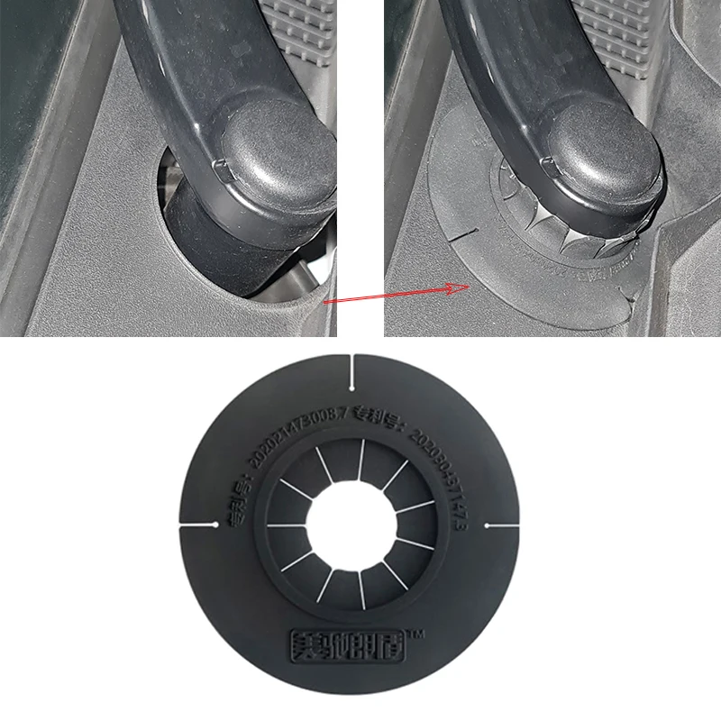 Car Windshield Wiper Arm Bottom Hole Protective Cover Silicone For Prevent Debris Falling Into Vehicle Accessories 2PCS