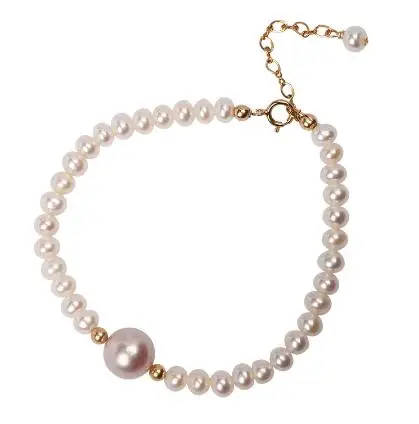

New Favorite Pearl Bracelet 925 Sterling Silver Women Bracelet High Luster Pearl Fine Jewelry For Women Gift Birthday Wedding