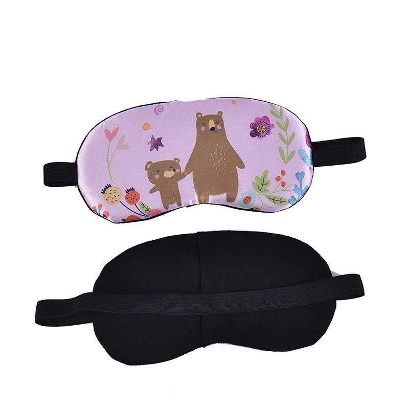 Eye Cover Sleeping Mask Cotton Cartoon Cute Creative Funny Eyepatch Sleep Mask Travel Relax Eye Band Sleeping Aid Blindfold