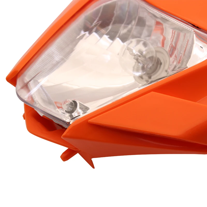 Фара мотоцикла пластина галогенная для KTM EXC SX XC XCF XCW 125-500 2012-2016 Dirt Bike Enduro передняя фара Faro Motocross