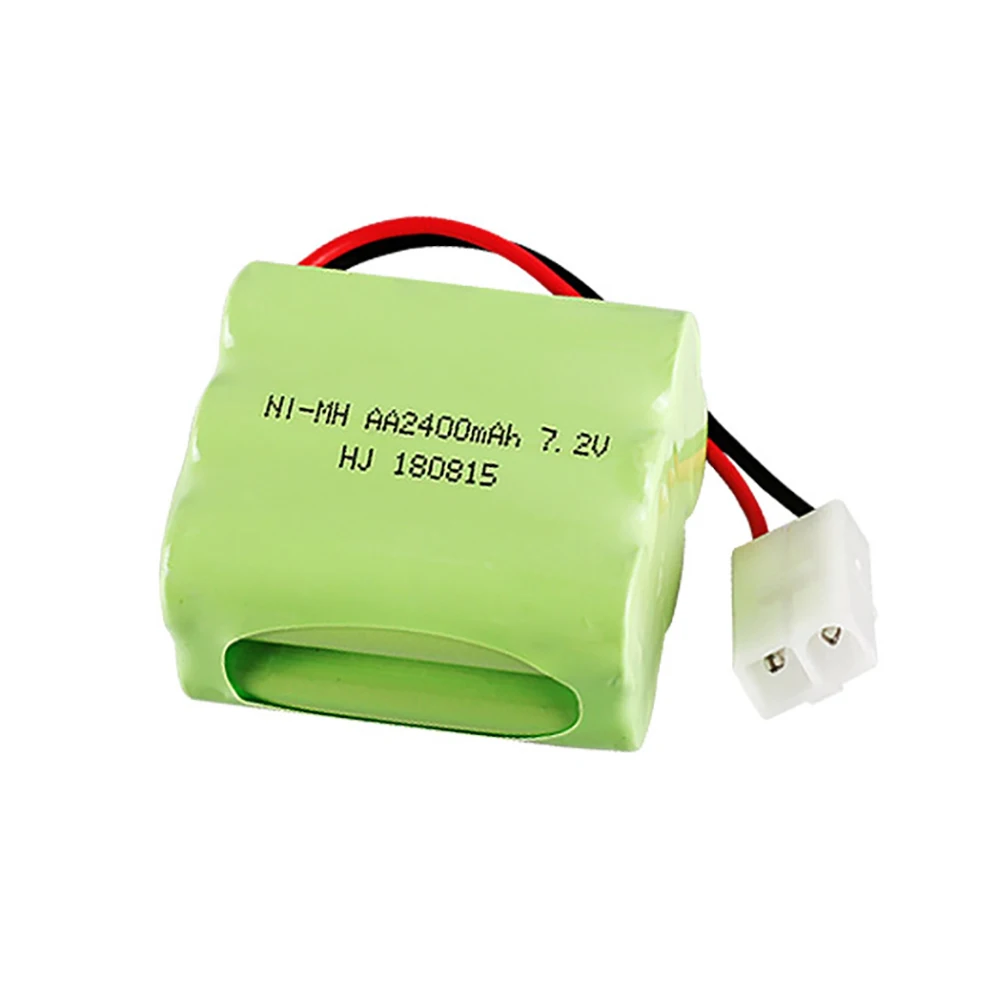 1-5PCS/Lot AA 7.2v 2400mah Rechargeable Ni-MH Battery Pack + 7.2v Charger For Rc toy Car Boat Gun Train Battery Airplane Boat