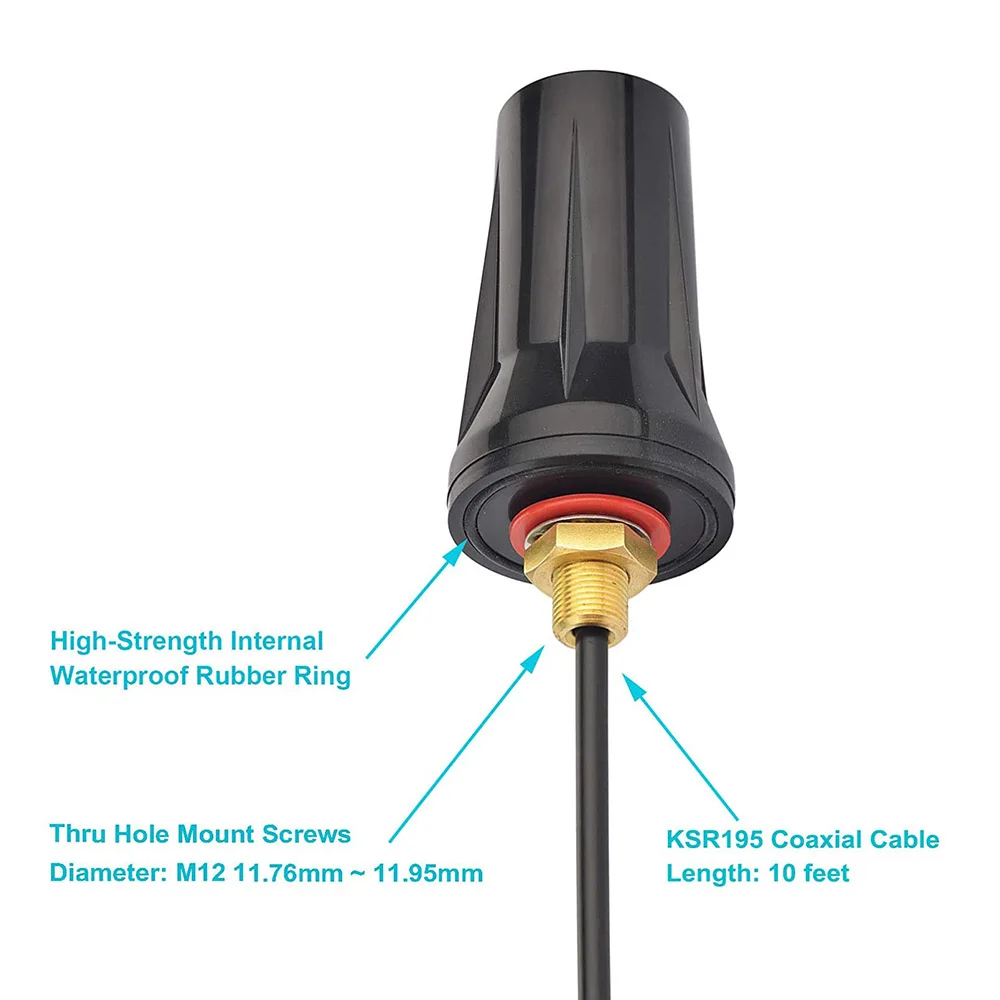 Eightwood في الهواء الطلق جدار جبل مقاوم للماء SMA ذكر هوائي 3m تمديد ل 4G LTE راوتر بوابة الخلوية درب كاميرا الأمن