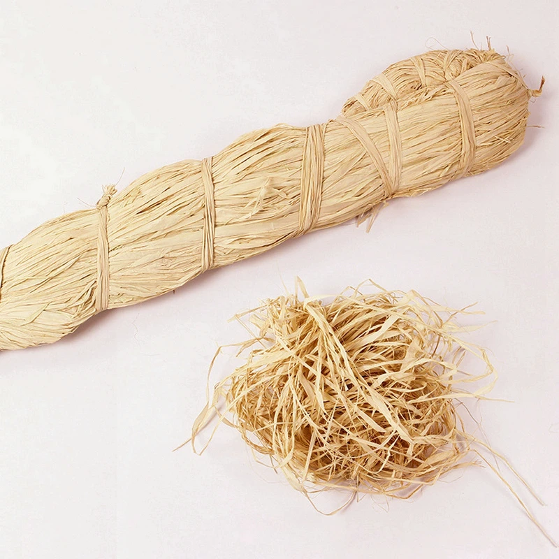 1000G DIY Crafts Raffia Natural Rope Gift Packing Rope Natural Raffia Rope Decor  Flower Baking Wrapping Raffia Rope Party Decor