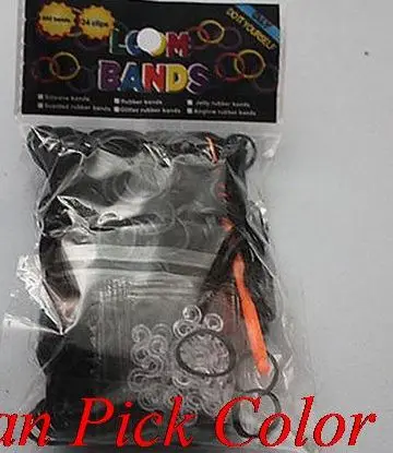 

Girls Colorful 600 bands+24 S-Clips Tie Dye Silicone Elastic Candy Rubber hh3 Bands Multy mixed Refill Bracelet crystal