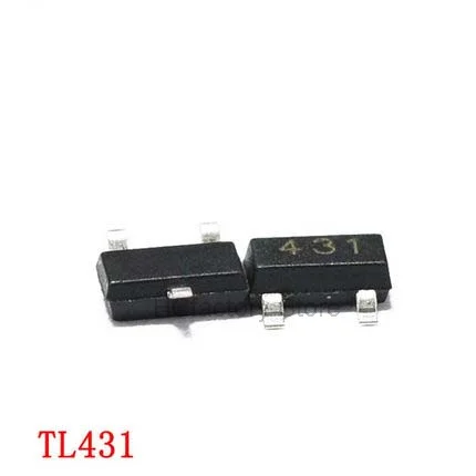 Novo original 50 pçs tl431 sot tl431a sot-23 431 sot smd novo regulador de tensão ic atacado lista de distribuição de uma parada