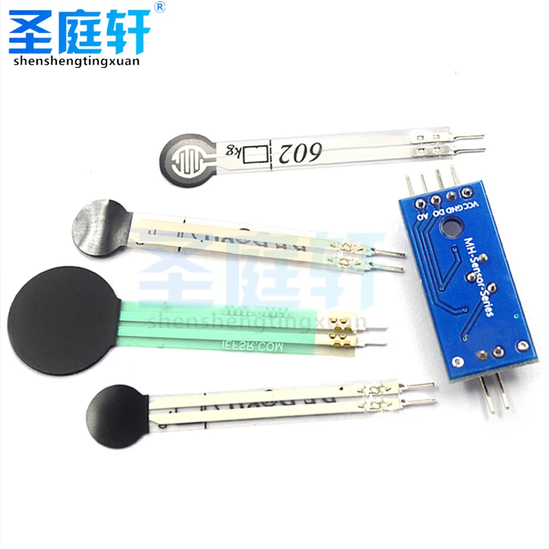 Resistive Thin Film Pressure Sensor, Resistência Sensível à Força, Thin Film, Pesando Módulo, RFP602, FSR402