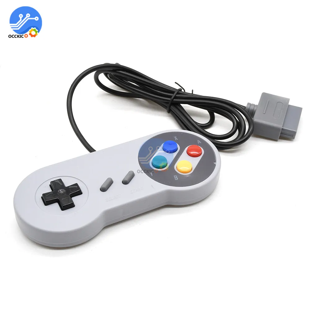 Bộ Điều Khiển Trò Chơi Chơi Game 16 Bit ABS Joystick Điều Khiển Miếng Lót Cho SNES Hệ Thống Tay Cầm Chơi Game