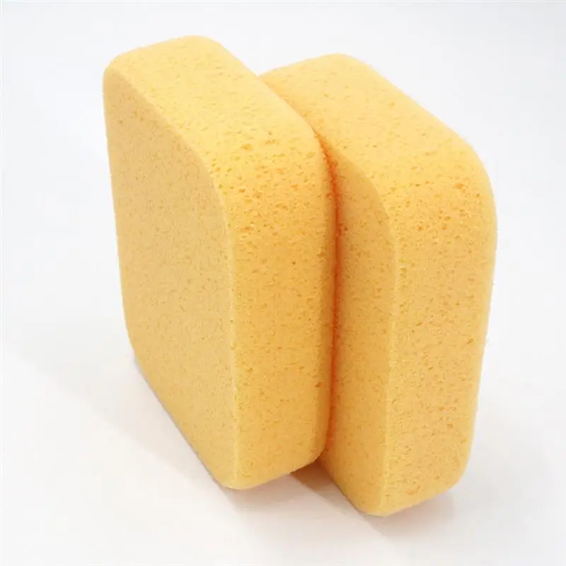 4pcs Car Wash Sponges Edge Polishing Porous Sponges For Automobile Vehicle Washing Shop Household Cleaning Sponge