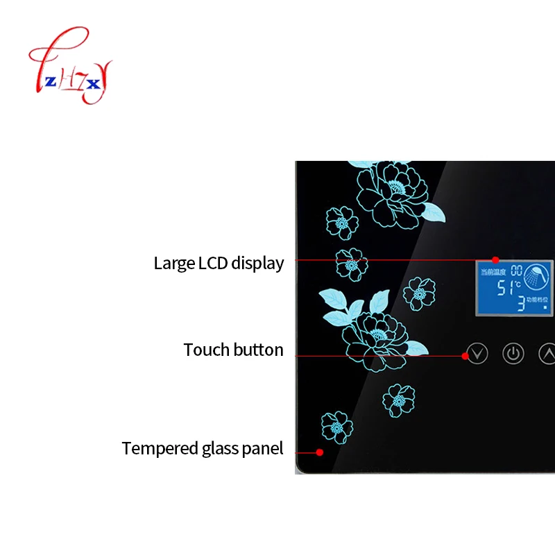 HR-55Y Doccia Speed Hot Doccia Vasca Da Bagno di Riscaldamento A Induzione Per Uso Domestico Elettrico Istante Riscaldatore di Acqua Calda Elettrico di Riscaldamento Dell'acqua 1pc