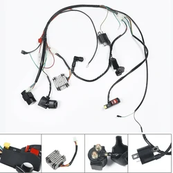 1Set Complete Engine Electric Start Wire Harness Compatible CDI For CG 125cc 150cc 250cc Motorcycle Motocross Dirt Pit Bike