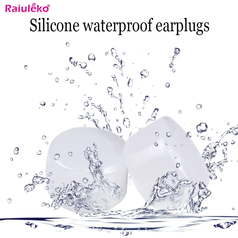 8Pcs Noise Prevention Noise Reduction Soundproof Silicone Earplugs Travel Sleep Study Ear Plugs Swimming Protective Earmuffs