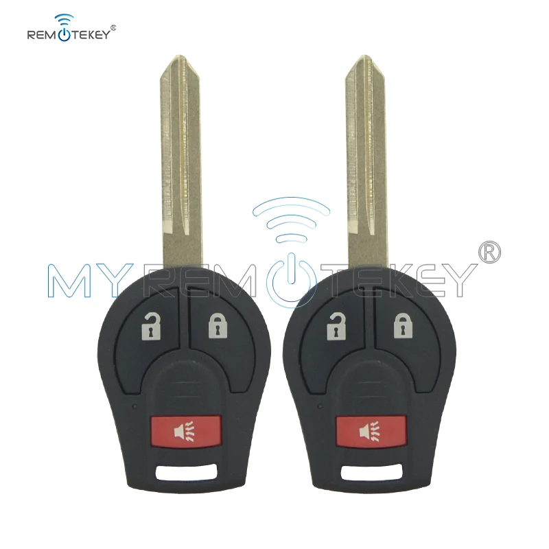 

REMTEKEY Smart Remote Control key 2 button with panic 2Pcs for 2008-2013 Nissan Cube Rogue 315mhz with ID46 chip CWTWB1U751