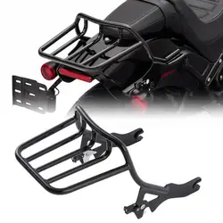 2-up Luggage Rack For Harley Street Bob FXBB Heritage Classic 114 FLHCS Softail Slim FLSL Deluxe FLDE 2018-2025 Motorcycle